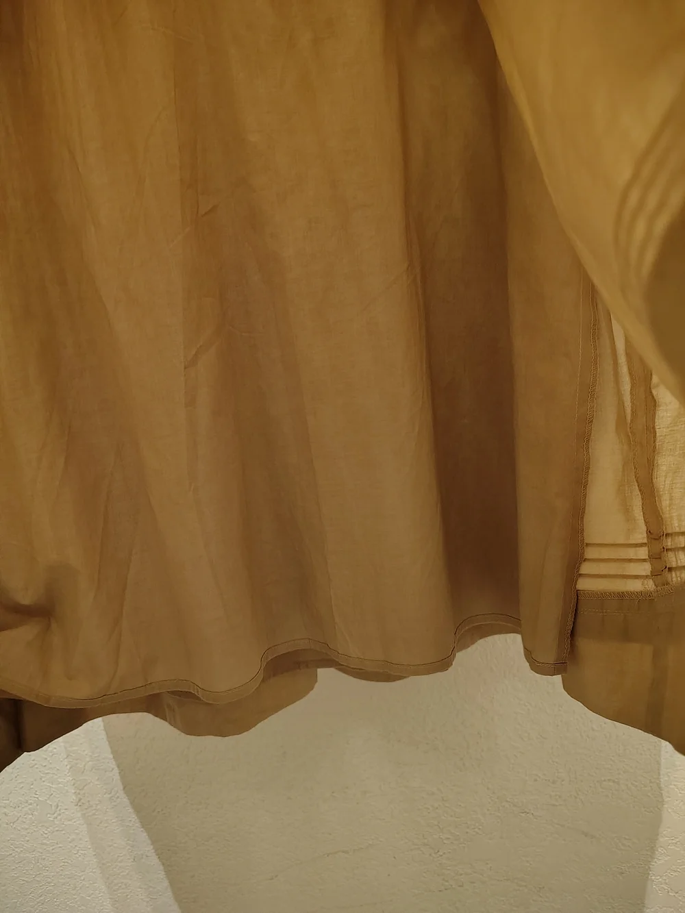 NWT Nicole By Nicole Miller Boho Chic A-line Skirt Size 16 Cashew Color - Picture 5 of 9